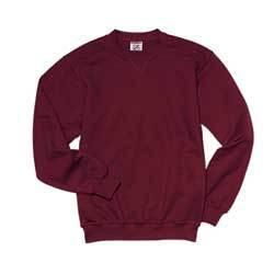 Jerzees crew with v-patch Color: LT. OXFORD SMjerzees 