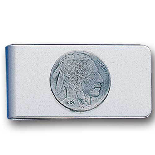 Sculpted Money clip - Indian Head Nickelsculpted 
