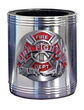 Can Cooler - Pewter Emblem Fire Fighter