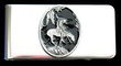 Sculpted Pewter Moneyclip - End Of The Trail
