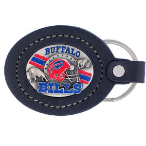 Large Leather Key Chain - Buffalo Billsleather 