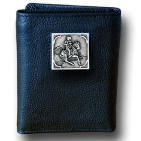 Tri-fold Wallet - Cowboy on Horsetri 