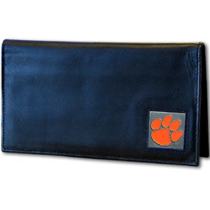 College Checkbook Cover in a tin - Clemson Tigerscollege 