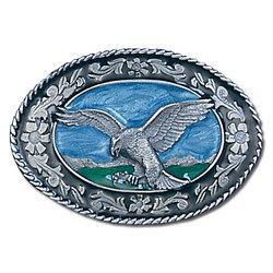 Pewter Belt Buckle - Western Eaglepewter 