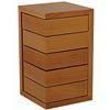 Swinging Compartments Wood Jewelry Box (Natural)