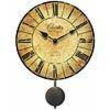 Antiqued Chester Wall Clock With Pendulum