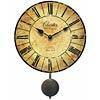 Antiqued Chester Wall Clock With Pendulumantiqued 