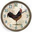 Rooster Resin Wall Clock