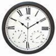 Tranquility - Radio Controlled Outdoor Wall Clock - Brown