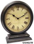 The Dais - Distressed Round Table Clock