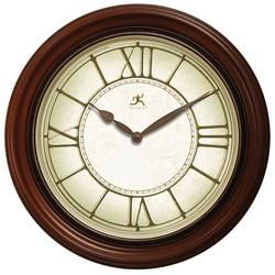 Wood Wall Clock Walnut Finishwood 