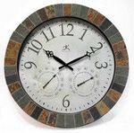 The Inca - In/Outdoor Clock with Slate Mosaic Border