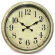 Antique White Resin Wall Clock