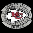 Oversized NFL Buckle - Oversized Buckle - Kansas City Chiefs