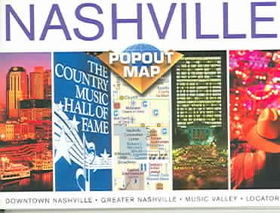 Nashville, Tennessee Popout Mapnashville 