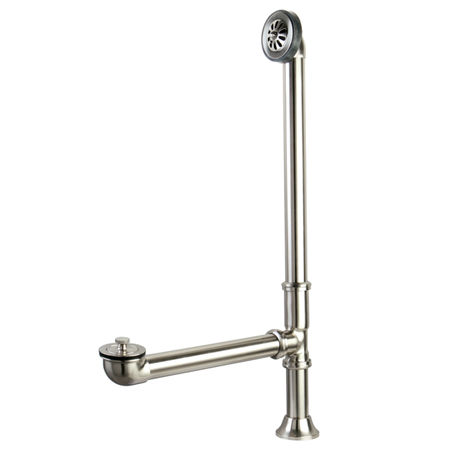 Kingston Brass Clawfoot Tub Expose Drain CC2088, Satin Nickelkingston 