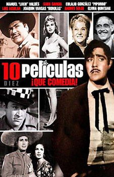 10 PELICULAS-PURA COMEDIA (DVD) (SP/5DOUBLE SIDED DISCS/10MOVIES)peliculas 