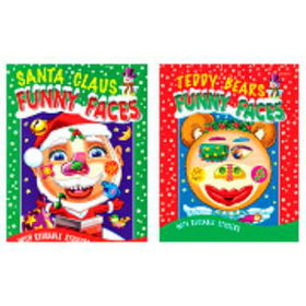 Christmas Funny Faces Sticker Book Case Pack 72christmas 