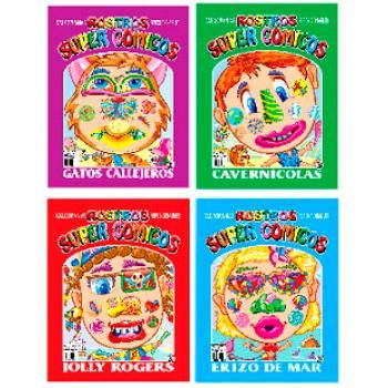 Spanish/English Funny Faces Sticker Book Case Pack 72spanish 