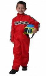 Boy Racecar Driver Career Costume & Helmet Hat Dressup Halloween Playboy 