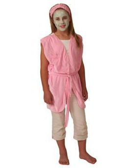 Girl Day Spa Birthday Party Robe Costume Dressup Play Setgirl 