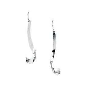 14K White Gold Dangle Earringswhite 
