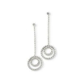 14K White Gold Diamond Earringswhite 