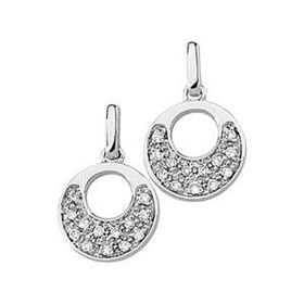 14K White Gold Diamond Earringswhite 