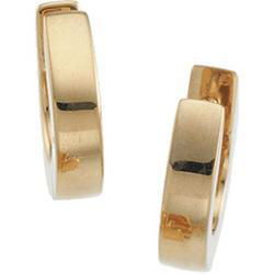 14K White Gold Hinged Earringswhite 