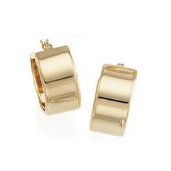 14K Yellow Gold Hoop Earringsyellow 