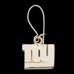 14K Yellow Gold New York Giants Earringsyellow 