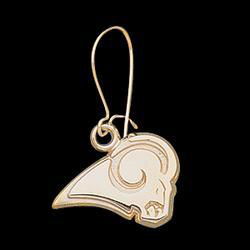 14K Yellow Gold St. Louis Rams Earringsyellow 