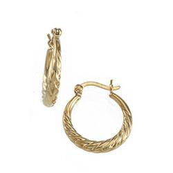 14K Yellow Gold Hoop Earringsyellow 