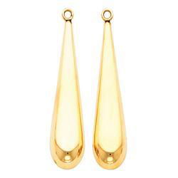 14K Yellow Gold Lever Back Dangle Earring Jacketsyellow 