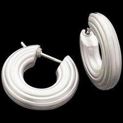 Platinum Hoop Earringsplatinum 