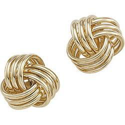 14K Yellow Gold Knot Earringsyellow 