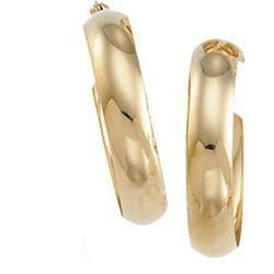 14K Yellow Gold Hoop Earringsyellow 