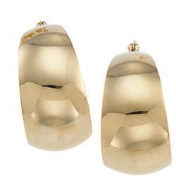14K Yellow Gold Hoop Earringsyellow 