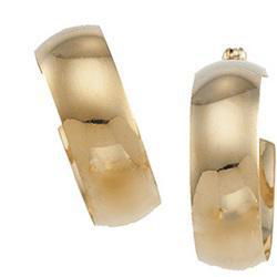 14K Yellow Gold Hoop Earringsyellow 