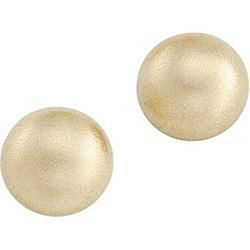 14K Yellow Gold Half Ball Earringsyellow 