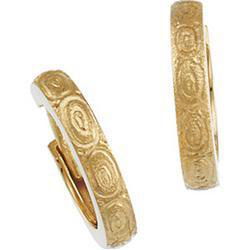 14K Yellow Gold Hinged Earringsyellow 