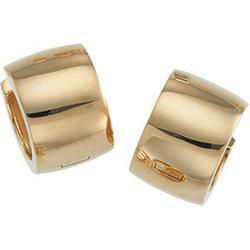 14K Yellow Gold Hinged Earringsyellow 