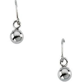 14K Yellow Gold Children's Gold Ball Shepherd Hook Earringsyellow 