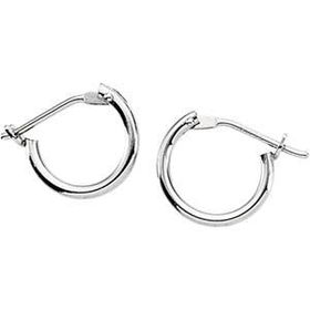 14K Yellow Gold Children's Hoop Earringsyellow 
