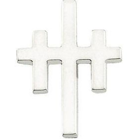 14K Yellow Gold Cross Of Forgiveness Lapel Pinyellow 