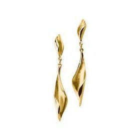 14K Yellow Gold Dangle Earringsyellow 