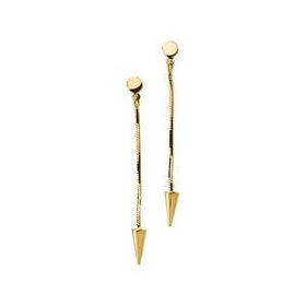 14K Yellow Gold Dangle Earringsyellow 