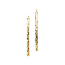 14K Yellow Gold Fancy Dangle Earringsyellow 