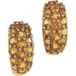 14K Yellow Gold Citrine Earringsyellow 