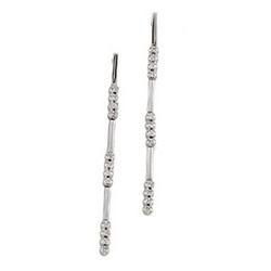 14K White Gold Diamond Earringswhite 